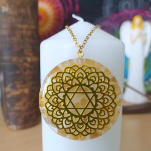 Citrínový přívěsek