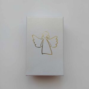 Krabička s andělem obdélníková