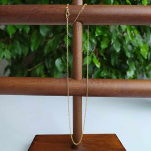 Řetízek pozlacená chir. ocel 60 cm