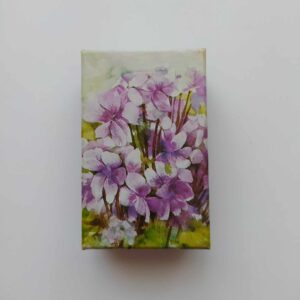 Fialková krabička obdélníková