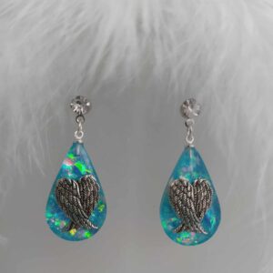 Andělská křídélka v modré kapce